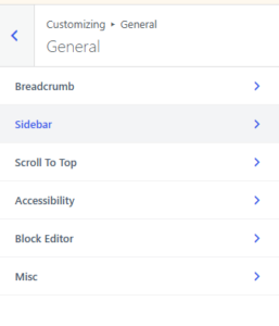 調整Sidebar Width